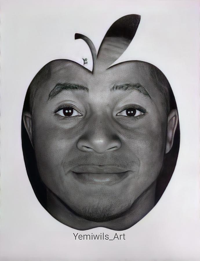 The Apple Man Drawing By John Ayoyemi Olatunji Wilson Fine Art America   The Apple Man John Ayoyemi Olatunji Wilson 