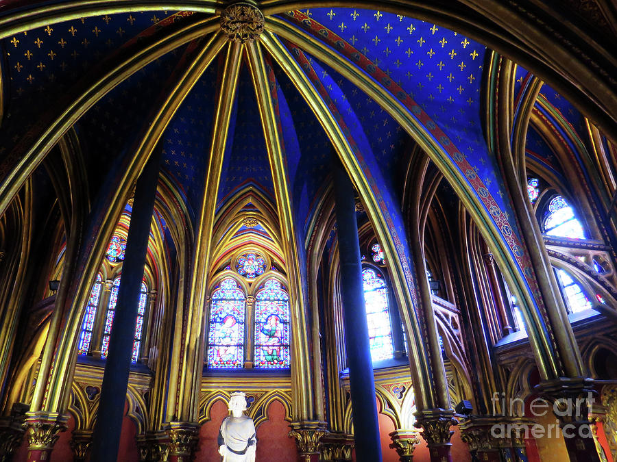 The Apse of Sainte Chappelle Photograph by Rick Locke - Out of the Corner of My Eye