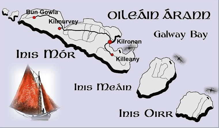 The Aran Islands, Galway Bay. by Val Byrne The Aran Islands, Galway Bay. by Val Byrne
