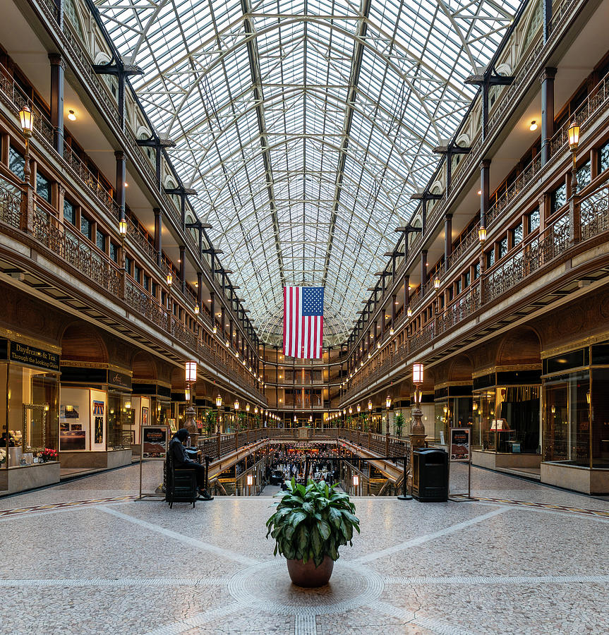 The Arcade Mall in Cleveland Ohio Photograph by Daniel Petre - Pixels