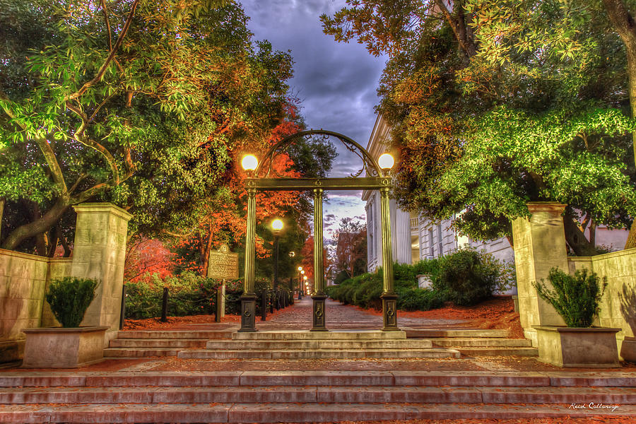 The Arch At Dusk Athens Georgia University Of Georgia Art Photograph by Reid Callaway