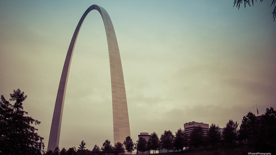 The Arch In St. Louis  Photograph by Debra Forand