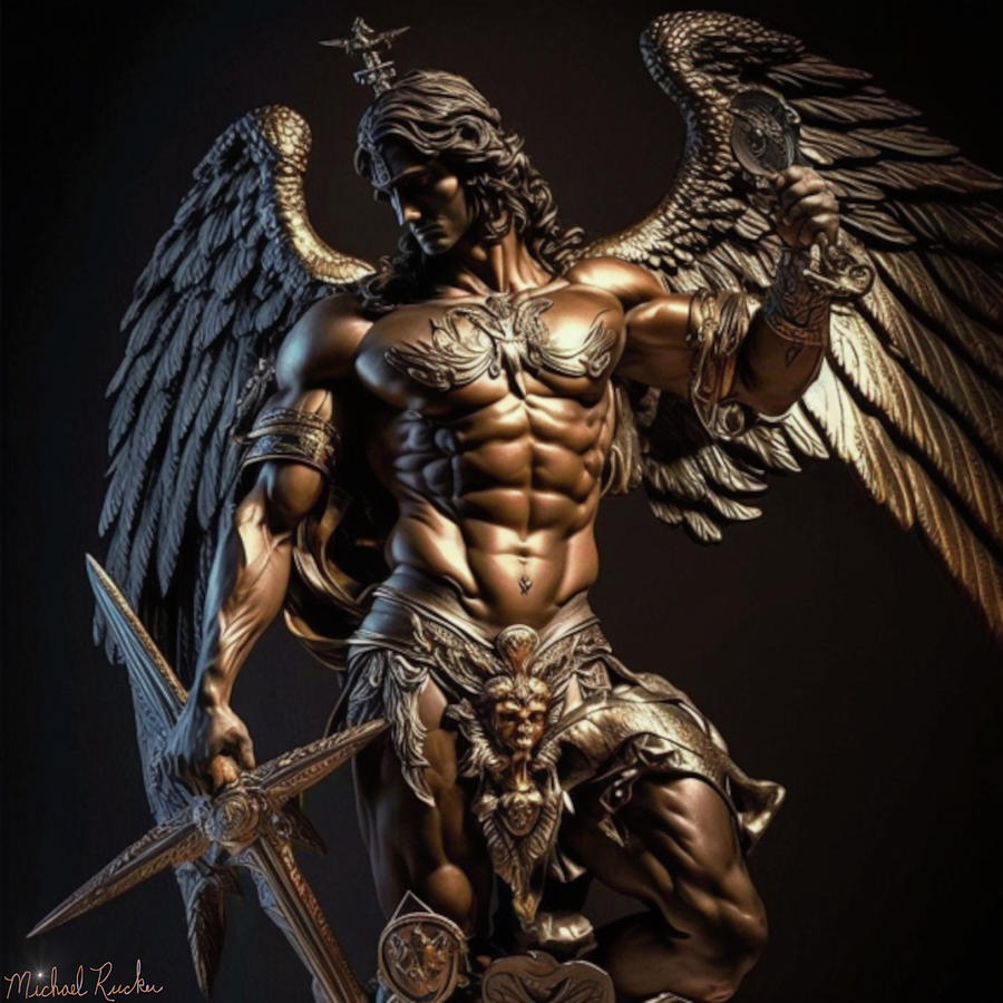 The Archangel Michael Digital Art by Michael Rucker