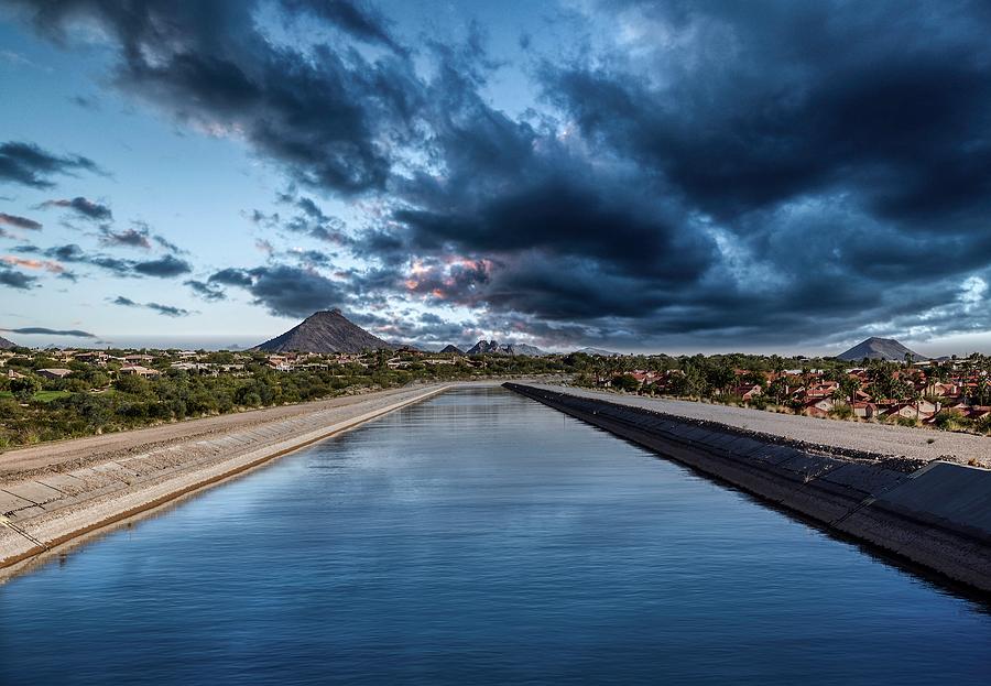 The Arizona Canal Photograph by Mountain Dreams - Pixels