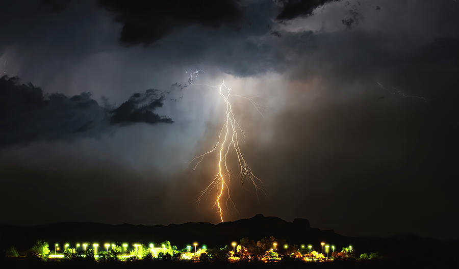 The Arizona Monsoon Strikes  Photograph by Saija Lehtonen
