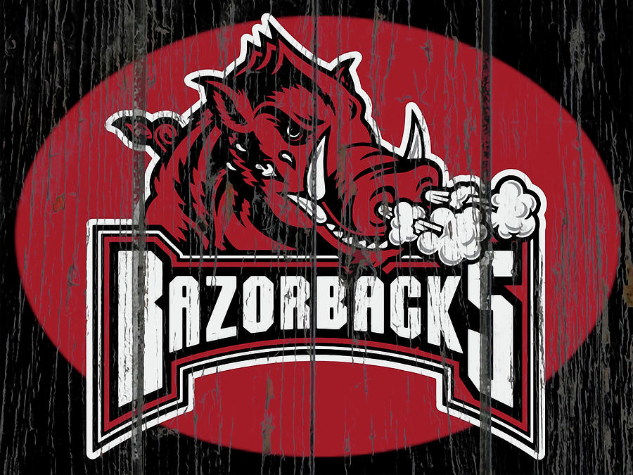 The Arkansas Razorbacks 1e Mixed Media by Brian Reaves
