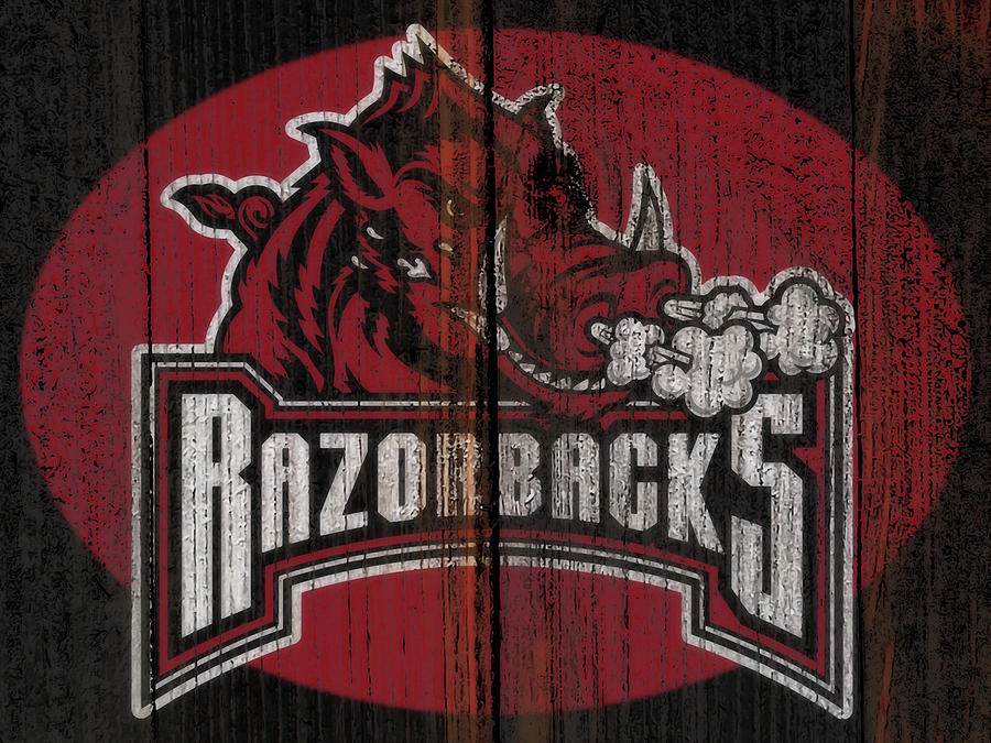 The Arkansas Razorbacks 1g Mixed Media by Brian Reaves