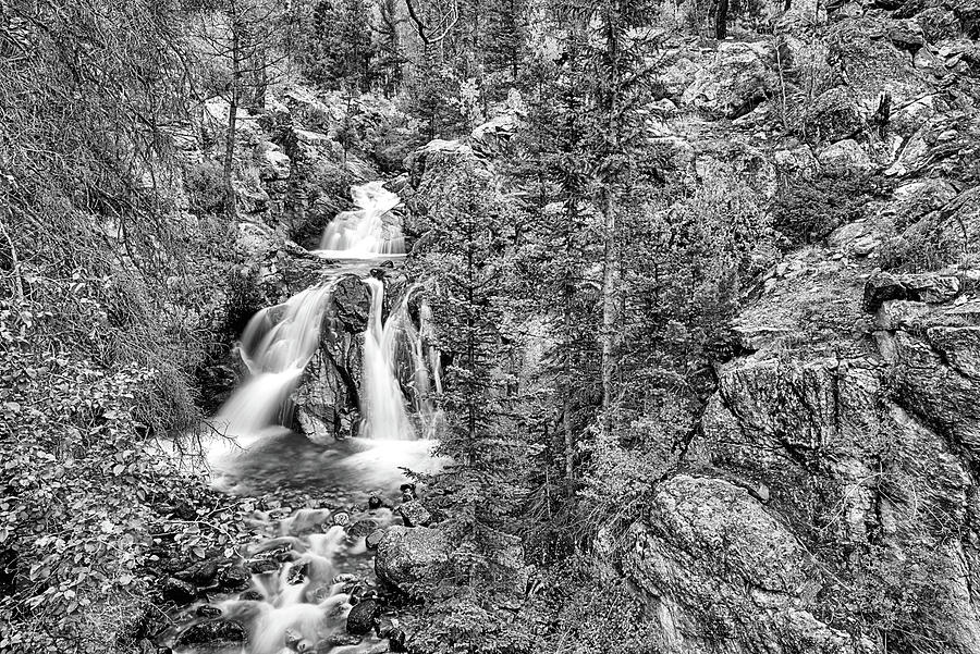 The Arkansas River Headwaters Black and White Photograph by JC Findley