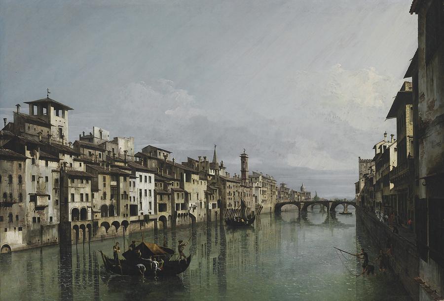 The Arno in Florence - Bernardo Bellotto Digital Art by Samuel HUYNH The Arno in Florence - Bernardo Bellotto Digital Art by Samuel HUYNH