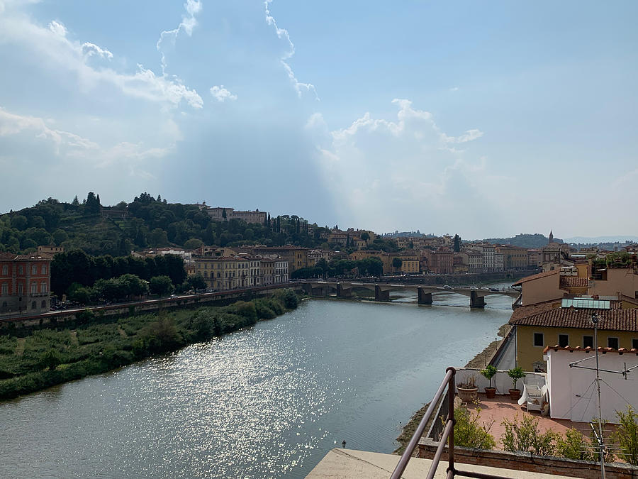 The Arno River Photograph by Cheryl Scanlan - Fine Art America