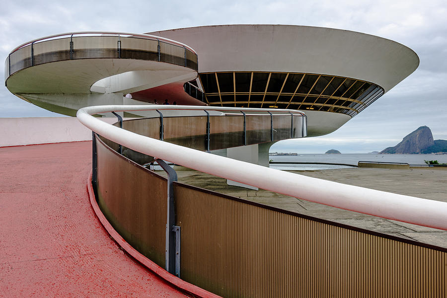 the Art Museum in Niteroi, Brazil Photograph by Studio157 the Art Museum in Niteroi, Brazil Photograph by Studio157