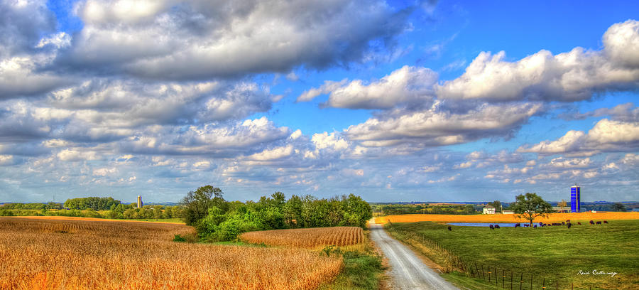 The Art Of Farming 5 Illinois Cornfield Farming Landscape Art Photograph by Reid Callaway