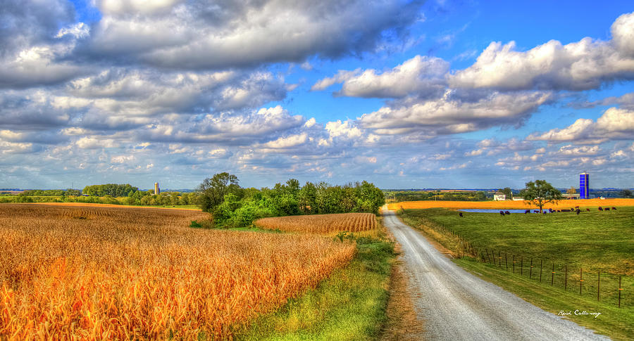 The Art Of Farming 7 Illinois Cornfield Farming Landscape Art Photograph by Reid Callaway