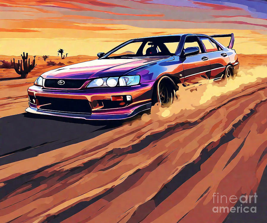 The Art of Precision Toyota Altezza JDM Edition Drawing by Destiney ...