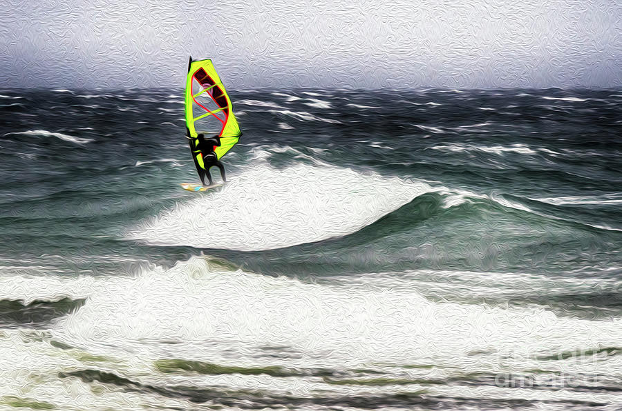 The Art Of Wind Surfing Photograph by Bob Christopher