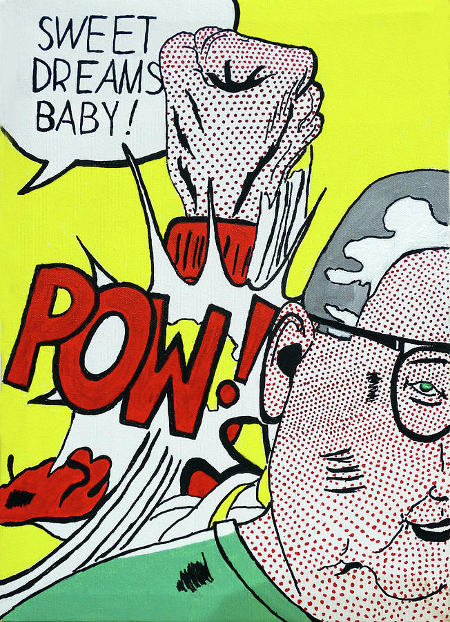 Portrait Painting - The Artist as a Lichtenstein by Kevin Callahan