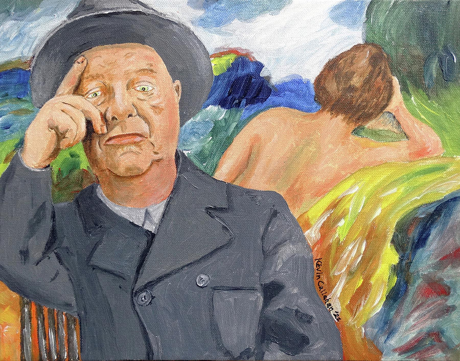 The Artist as Renoir Painting by Kevin Callahan