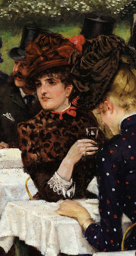 The Artists Wives Paris Salon by James Tissot