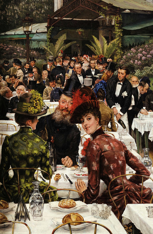 The Artists Wives Restaurant by James Tissot