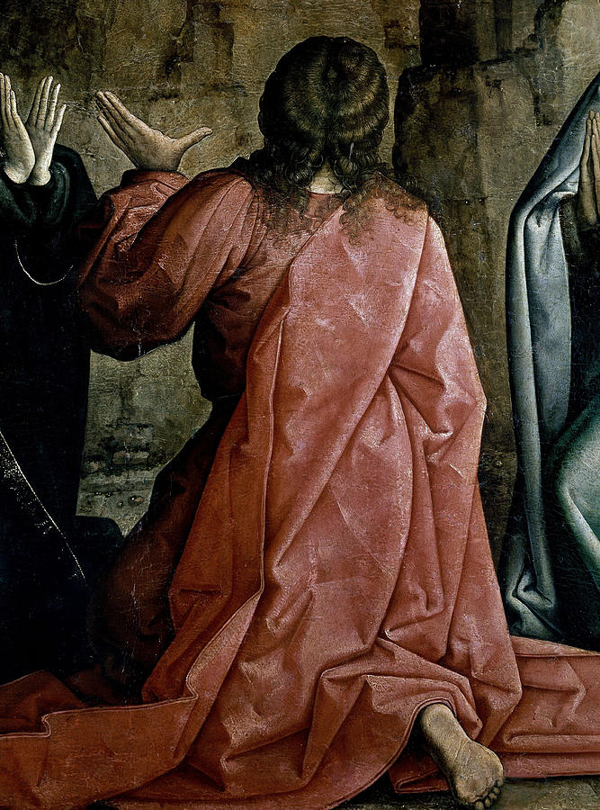 The Ascension, 1514-1519, Spanish-Flemish School, Oil on panel, P02937. JUAN DE FLANDES. JESUS. Painting by Juan De Flandes
