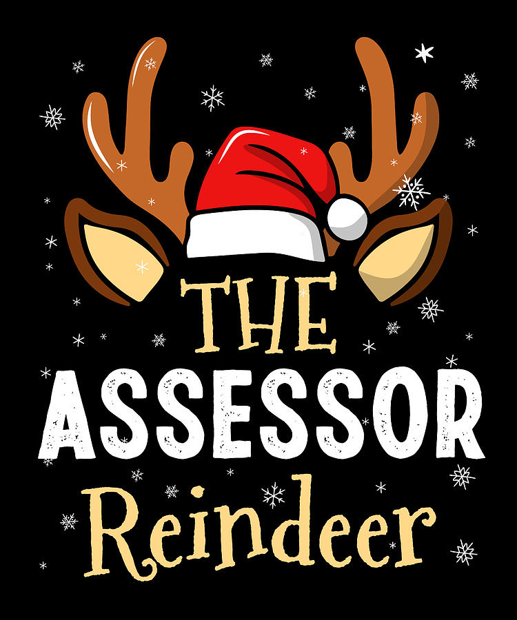 The assessor Reindeer Family Matching Christmas Outfit 2023 Digital Art