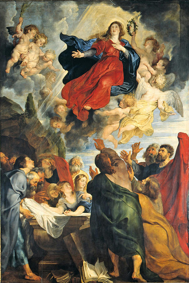 The Assumption of the Virgin Mary - Peter Paul Rubens Painting by Peter ...