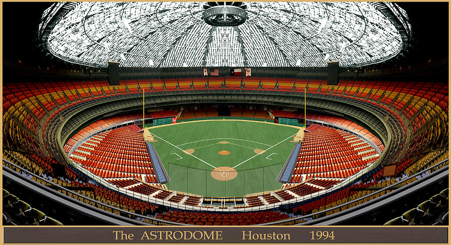 The Astrodome 1994 Shower Curtain by Gary Grigsby - Fine Art America