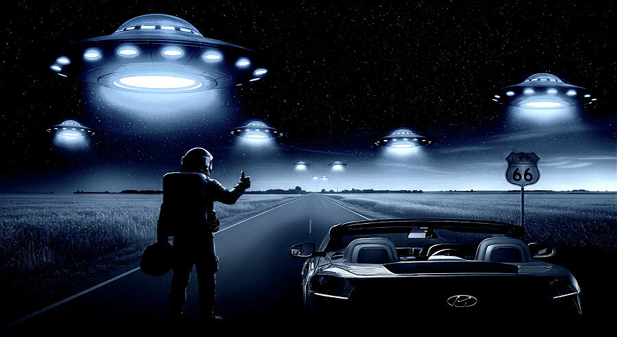 The Astronauts Cosmic Adventure on Route 66 Digital Art by Bob Orsillo Mixed Media by Bob Orsillo The Astronauts Cosmic Adventure on Route 66 Digital Art by Bob Orsillo Mixed Media by Bob Orsillo