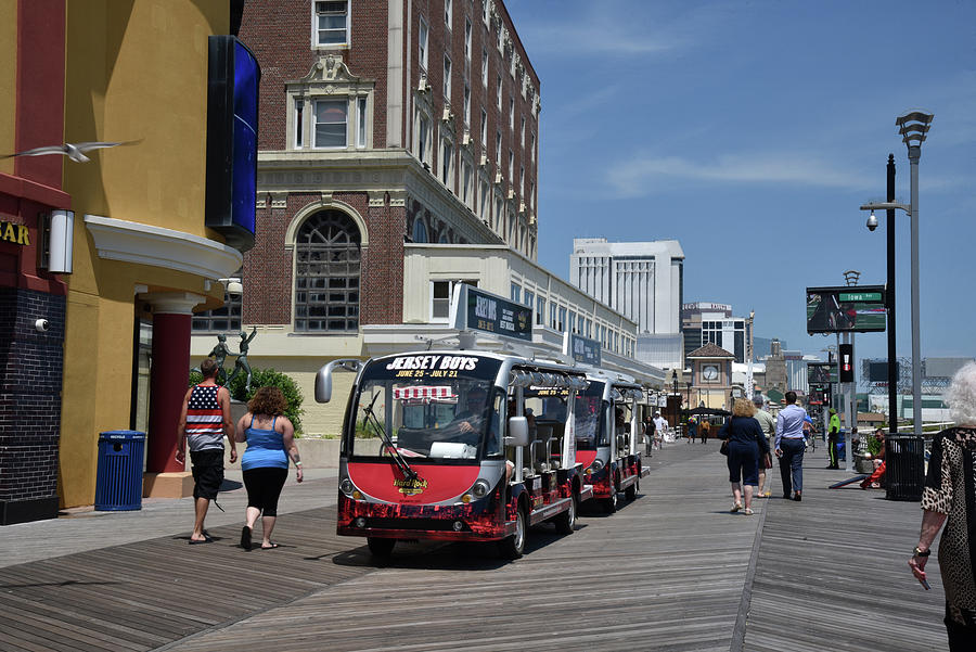 The Atlantic City Boardwalk Photograph by Mark Stout