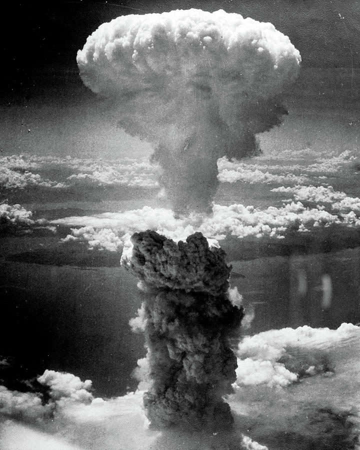 The atomic cloud over Nagasaki Photograph by Charles Levy - Fine Art ...