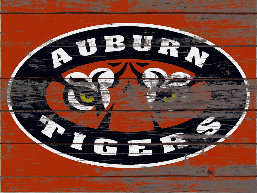 Moochie Norris Mixed Media - The Auburn Tigers 1d by Brian Reaves