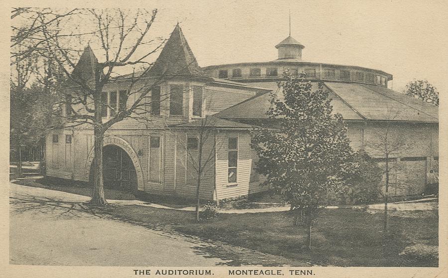 The Auditorium Monteagle Tenn Tn Grundy County Tennessee Real Photo ...