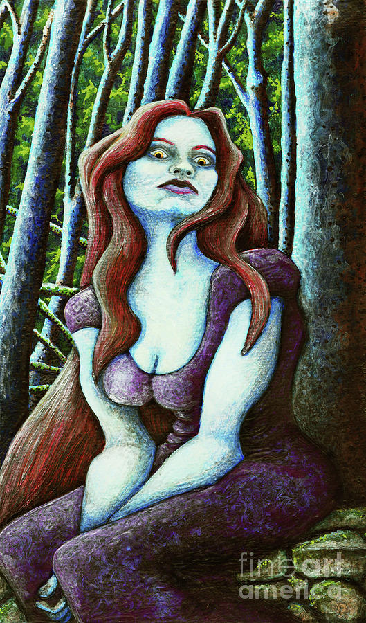The Augury Painting by Amy E Fraser