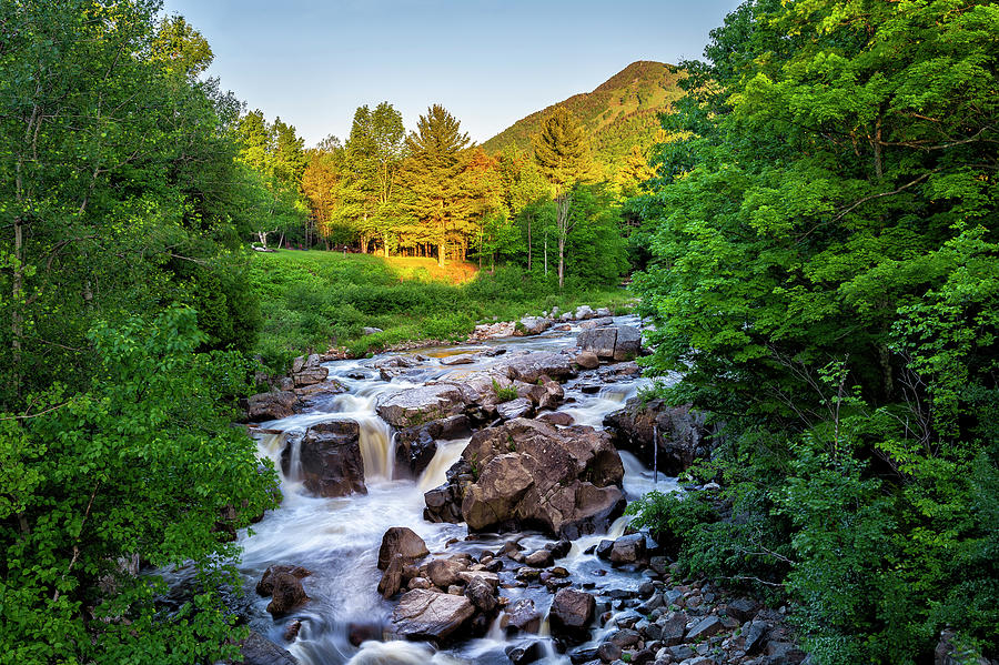 The Ausable and Whiteface Mountain Photograph by Mark Papke
