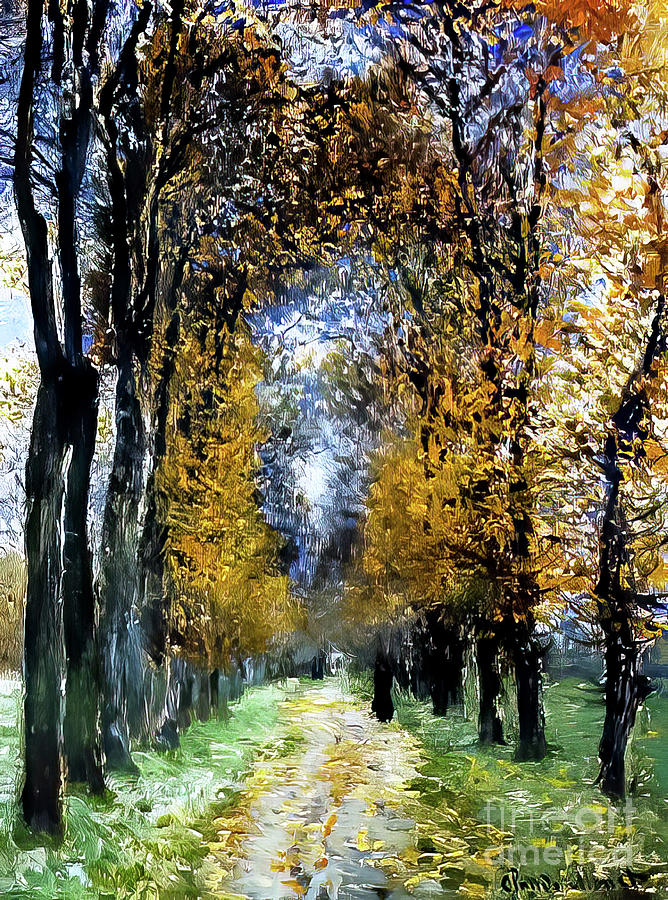 The Avenue by Claude Monet 1878 Painting by Claude Monet - Pixels