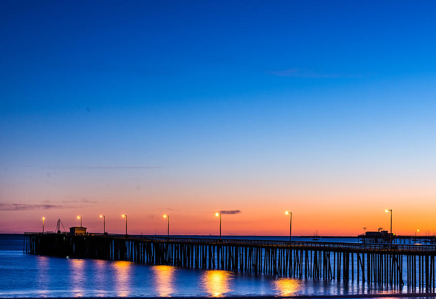 The Avila Beach pier at sunset Photograph by Orca Photos Fine Art America