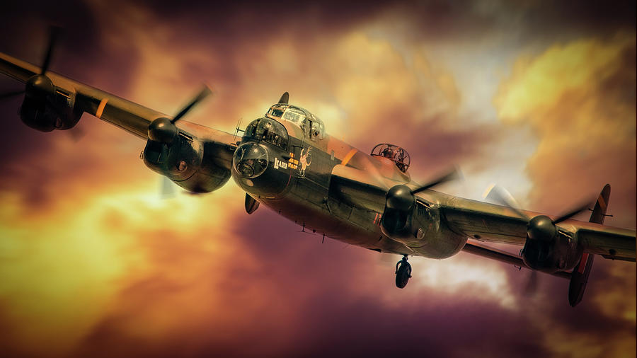 The Avro Lancaster Digital Art by Airpower Art