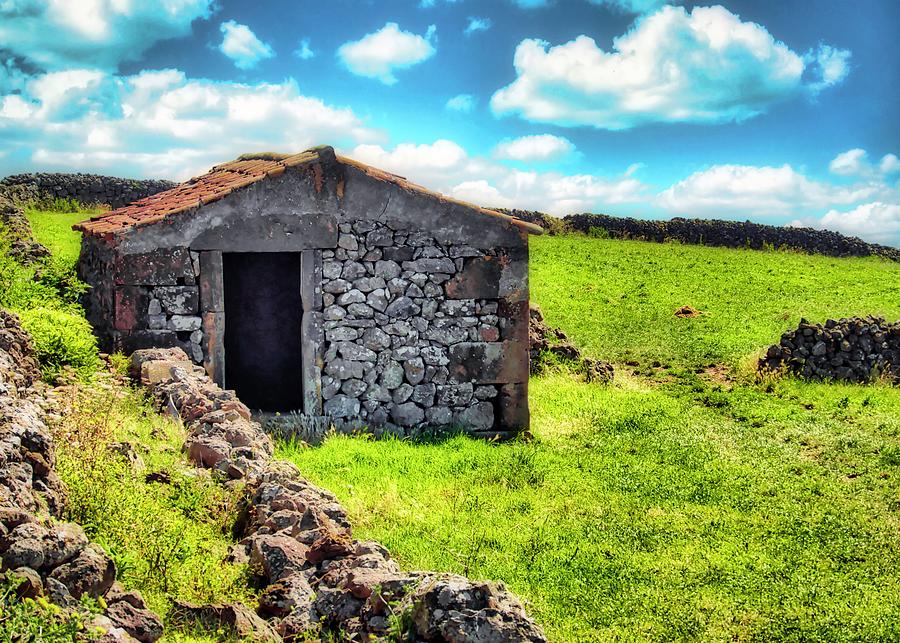 The Azorean Stone Shack Photograph by Marco Sales