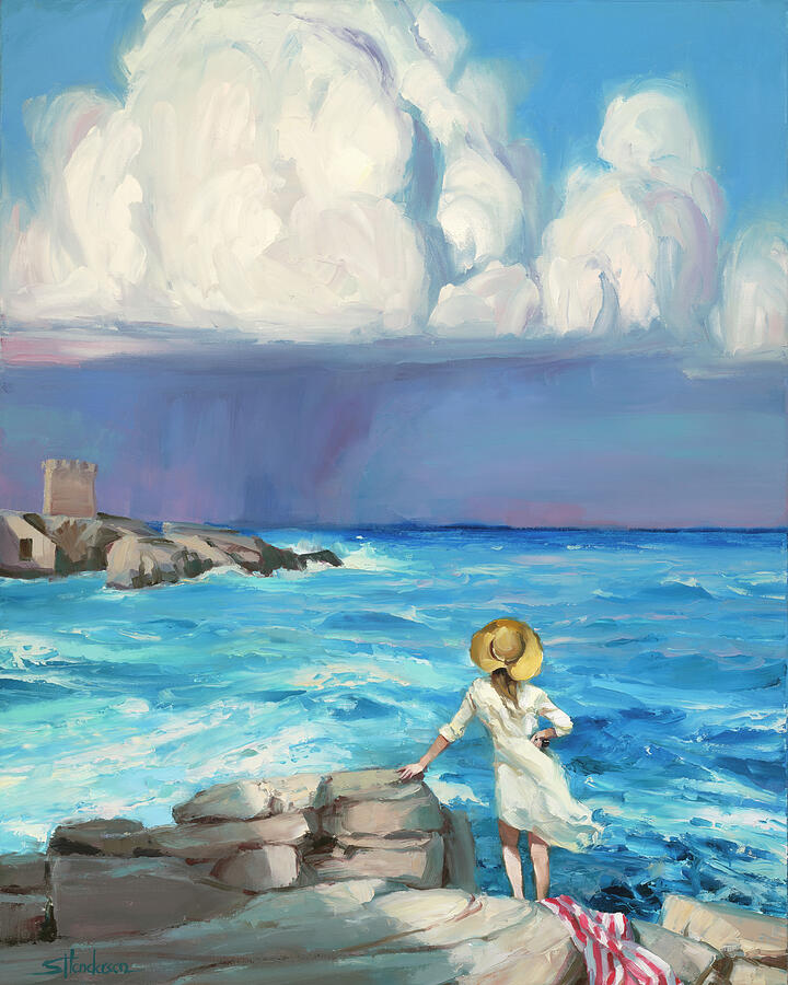 The Azure Sea Painting by Steve Henderson