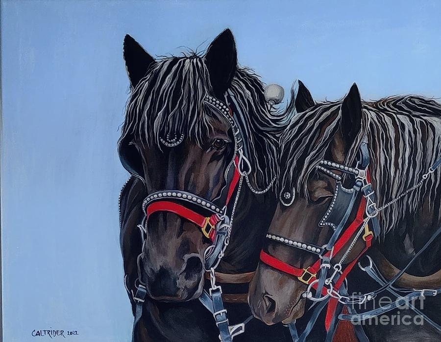 The B Brothers  Painting by Alison Caltrider