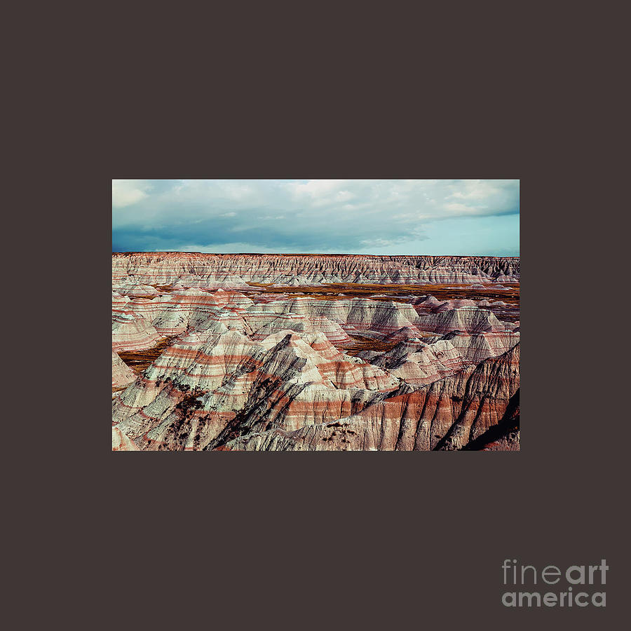 The Badlands Of South Dakota I Drawing By Connie A Stephenson Pixels