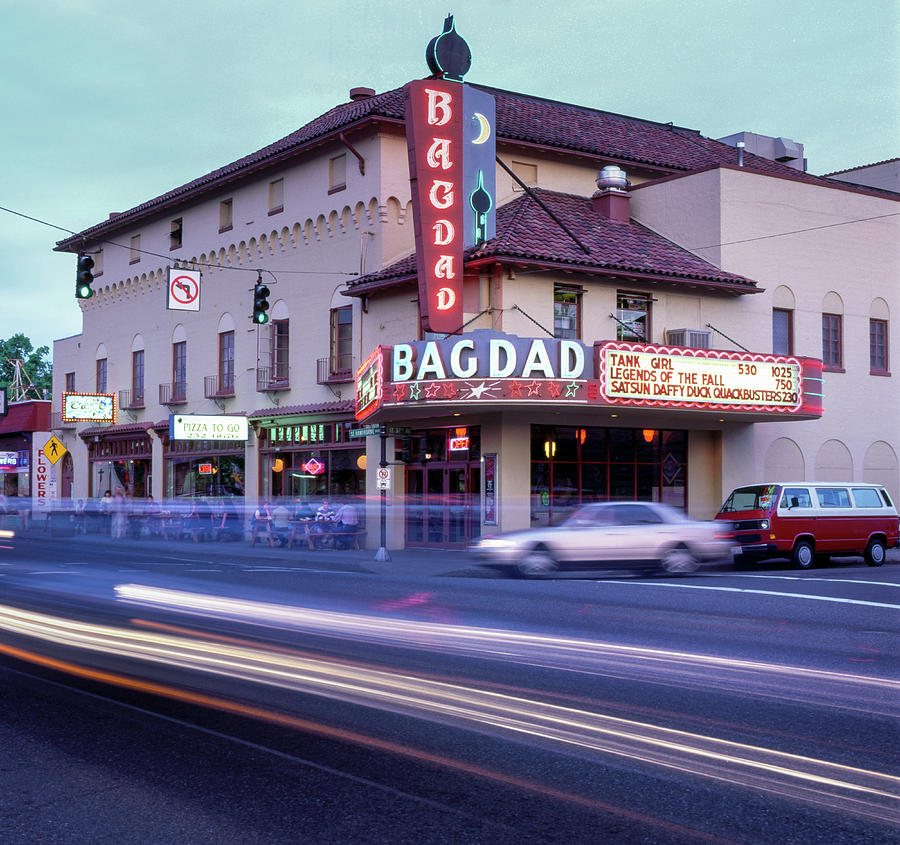 The Bagdad movie theater Photograph by David L Moore