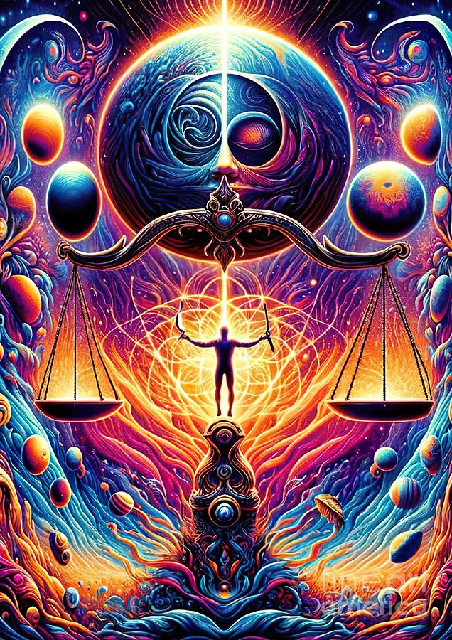 The Balance music poster Digital Art by Movie World Posters