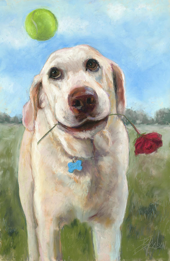 The Ball or the Rose? Pastel by Billie Colson
