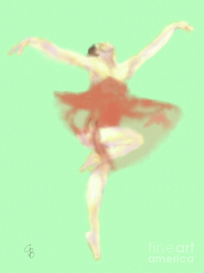 The Ballet Digital Art by Arlene Babad