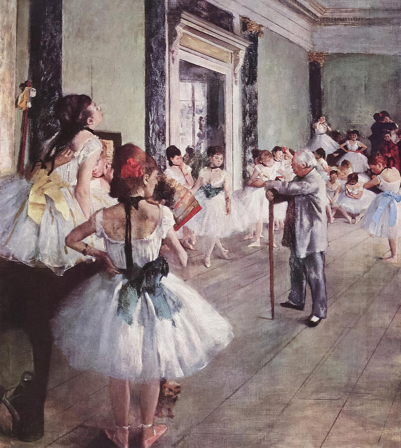 The Ballet Class By Edgar Degas Painting
