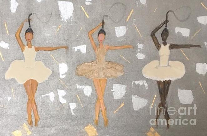 The ballet Art Print Painting by Crystal Stagg