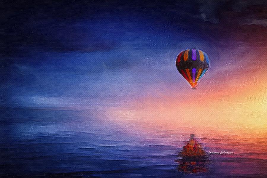 The Balloon Ride Digital Art by Pamela Fetzner | Fine Art America