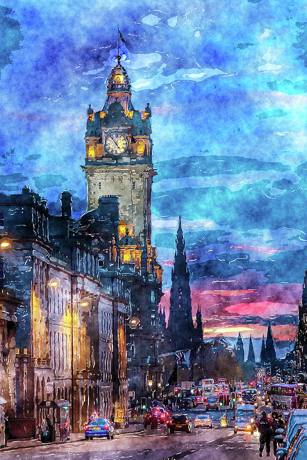 The Balmarol Edinburgh Scotland Digital Art by SnapHappy Photos