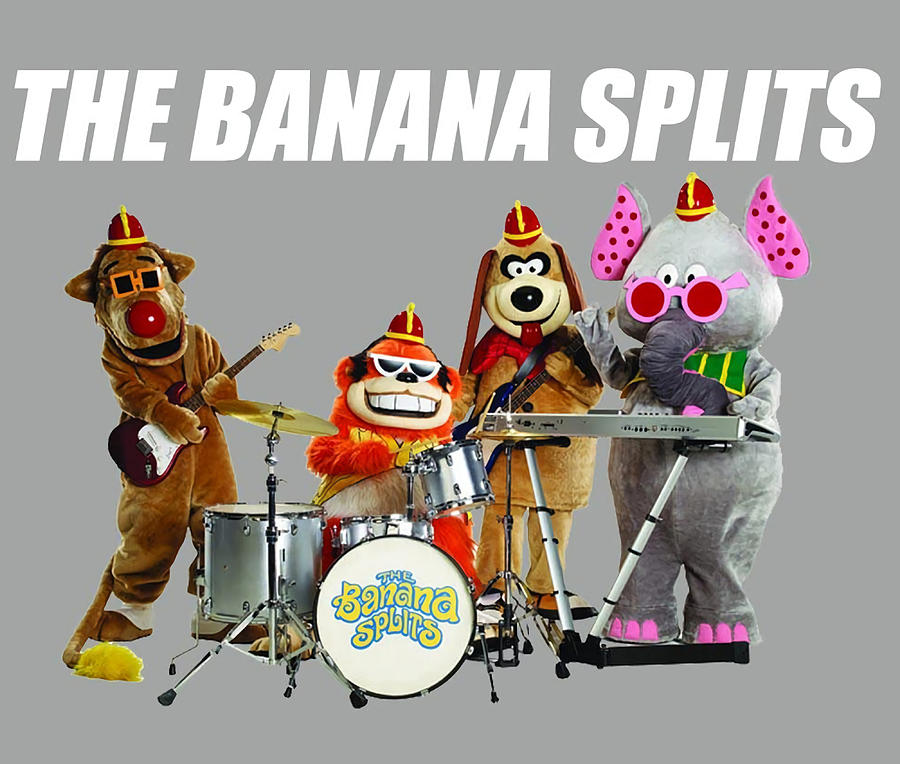 The Banana Splits Poster trending travel Painting by Emily Paul | Pixels